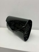 Alkalmi Fekete Lakk Háromszög Táska