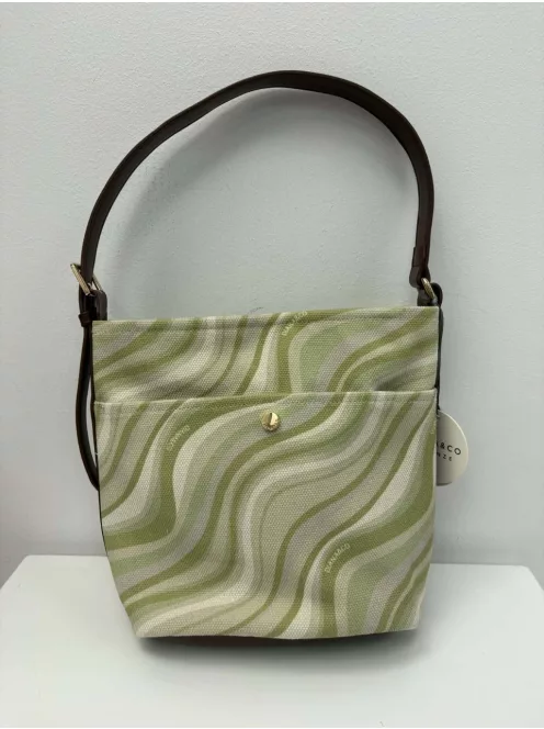 Diana&Co Zöld-Mintás Nina Táska