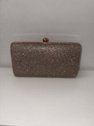 Alkalmi Rosegold Strasszos Lina Táska