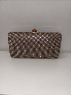 Alkalmi Rosegold Strasszos Lina Táska