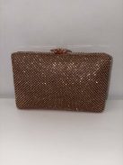 Alkalmi Rosegold Strasszos BiaTáska