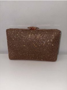 Alkalmi Rosegold Strasszos BiaTáska