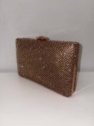 Alkalmi Rosegold Strasszos BiaTáska