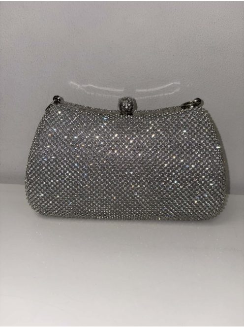 Alkalmi Ezüst Köves Reni Táska