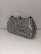 Alkalmi Ezüst Köves Reni Táska