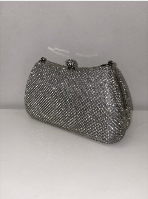 Alkalmi Ezüst Köves Reni Táska