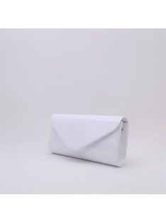 Alkalmi Fehér Lakk Háromszög Táska