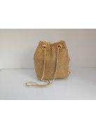 Alkalmi Arany Strasszos Brenda Táska