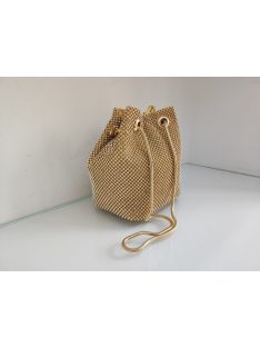 Alkalmi Arany Strasszos Brenda Táska