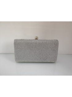 Alkalmi Ezüst Strasszos Nim Táska