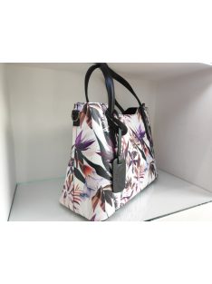 Via Lila Trópusi Bőr Táska