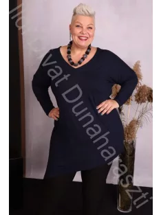 Beauty Fashion Kék Oldalt Kötős Tunika