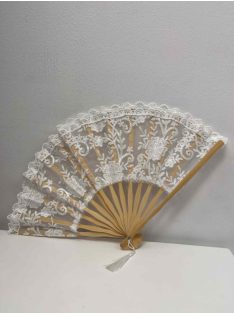 Fehér-Csipke Legyező