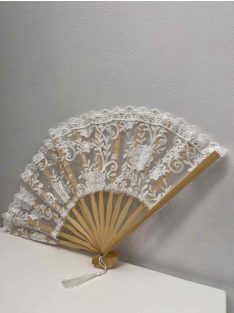 Fehér-Csipke Legyező