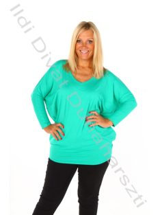 Black&White Zöld Aida V Nyakú Felső