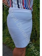 Black&White Világoskék Gumis Derekú Szoknya