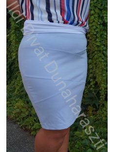 Black&White Világoskék Gumis Derekú Szoknya