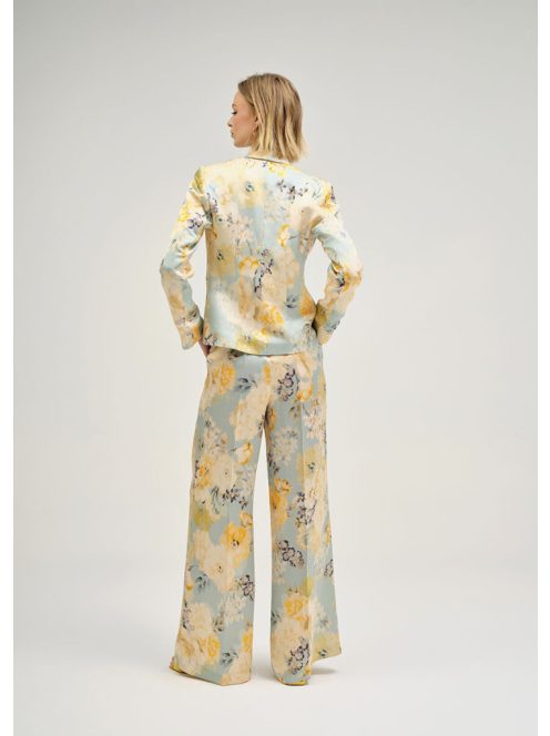 Cristina Barros Türkiz-Sárga Hemma Blézer