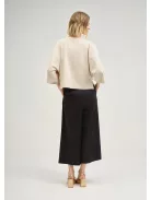 Cristina Barros Beige-Fekete Masnika Felső