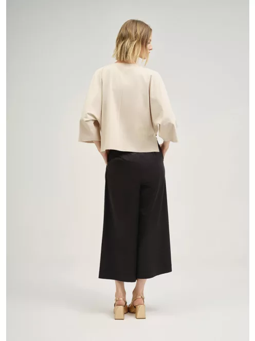 Cristina Barros Beige-Fekete Masnika Felső