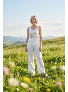 Cristina Barros Ekrü-Arany CB Trikó