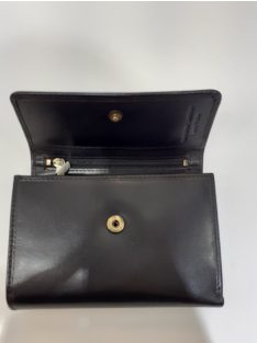 Corvo Bianca Fekete Bőr Pénztárca