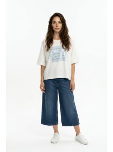 Cristina Barros Farmerkék Jolann Halásznadrág