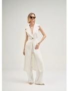 Cristina Barros Fehér Rena Kardigán