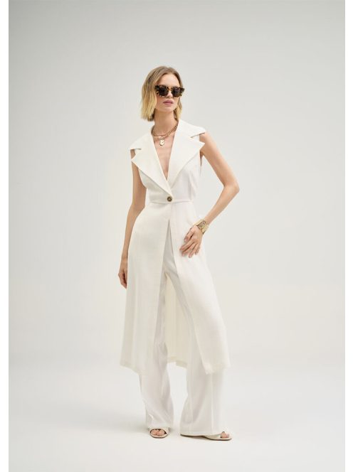 Cristina Barros Fehér Rena Kardigán