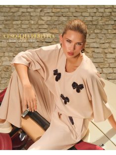 Cristina Barros Beige Verina Nadrág