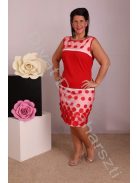 Crafty piros ruha - 44