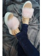 Claudio Dessi Púder szőrmés cipő-38