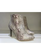 Margó Kígyóbőr Mintás Bokacsizma-40