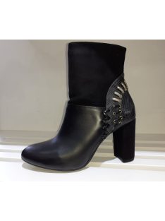 Claudio Dessi Fekete- Fonott Sarkú  Bokacsizma