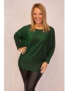 Classis Zöld Passzés Aljú Lurex Szállas Tunika