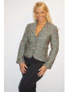 Gold Pálma Barna Mintás Blézer-L