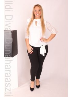 Exclusive Fehér Csipkés Felső
