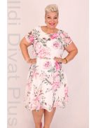 Trynite Fehér-Rózsás Muszlin Ruha