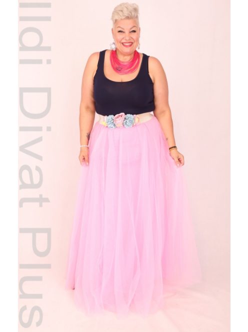 Rózsaszín Maxi Tüll Szoknya