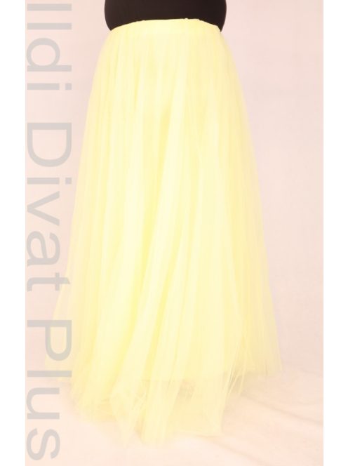 Sárga Maxi Tüll Szoknya