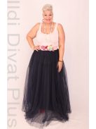 Sötétkék Maxi Tüll Szoknya