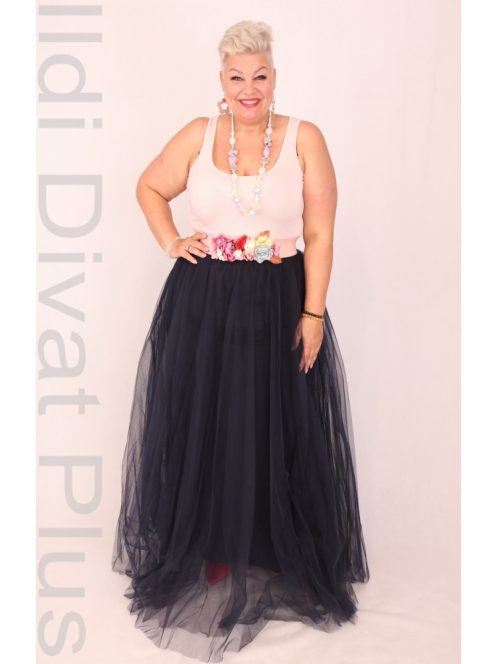 Sötétkék Maxi Tüll Szoknya