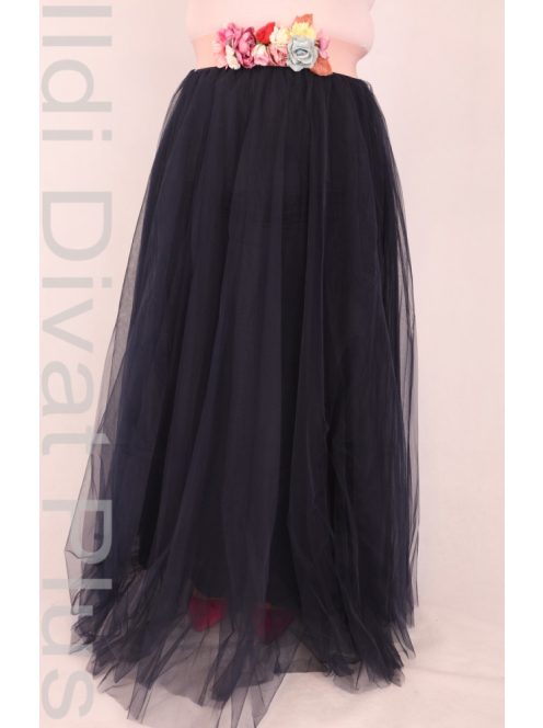 Sötétkék Maxi Tüll Szoknya