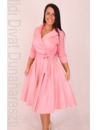 Margo Rózsaszín A-vonalú Ruha-42