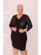 Dami Fekete Műbőr Boleró
