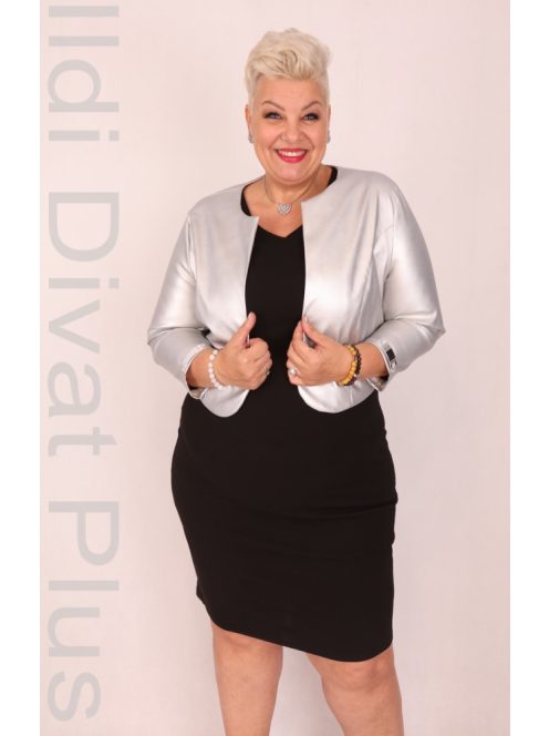 Dami Ezüst Műbőr Boleró-46