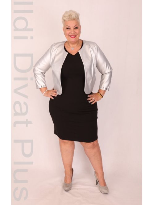 Dami Ezüst Műbőr Boleró-46