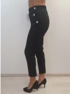 Velucci Fekete Arany Gombos Nadrág