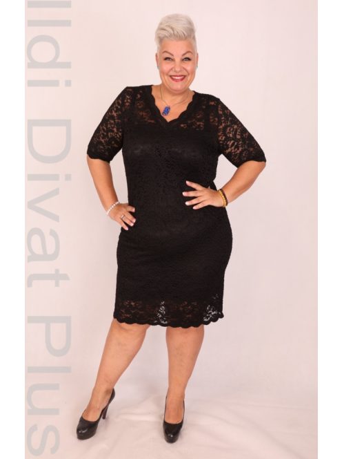 Cedar Fekete Csipke Ruha