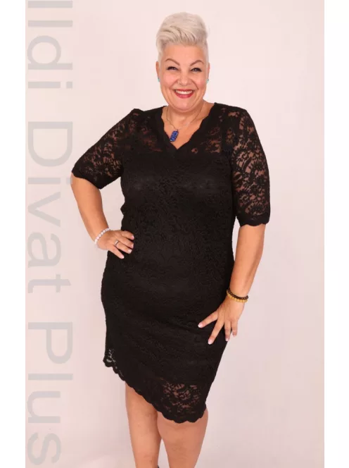 Cedar Fekete Csipke Ruha